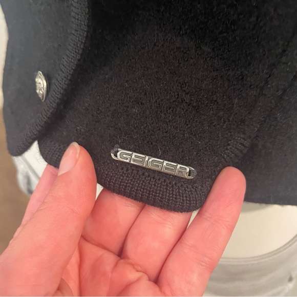 GEIGER TYROL Vintage Black Pure Wool Cropped Jacket Made in Austria - Picture 6 of 10